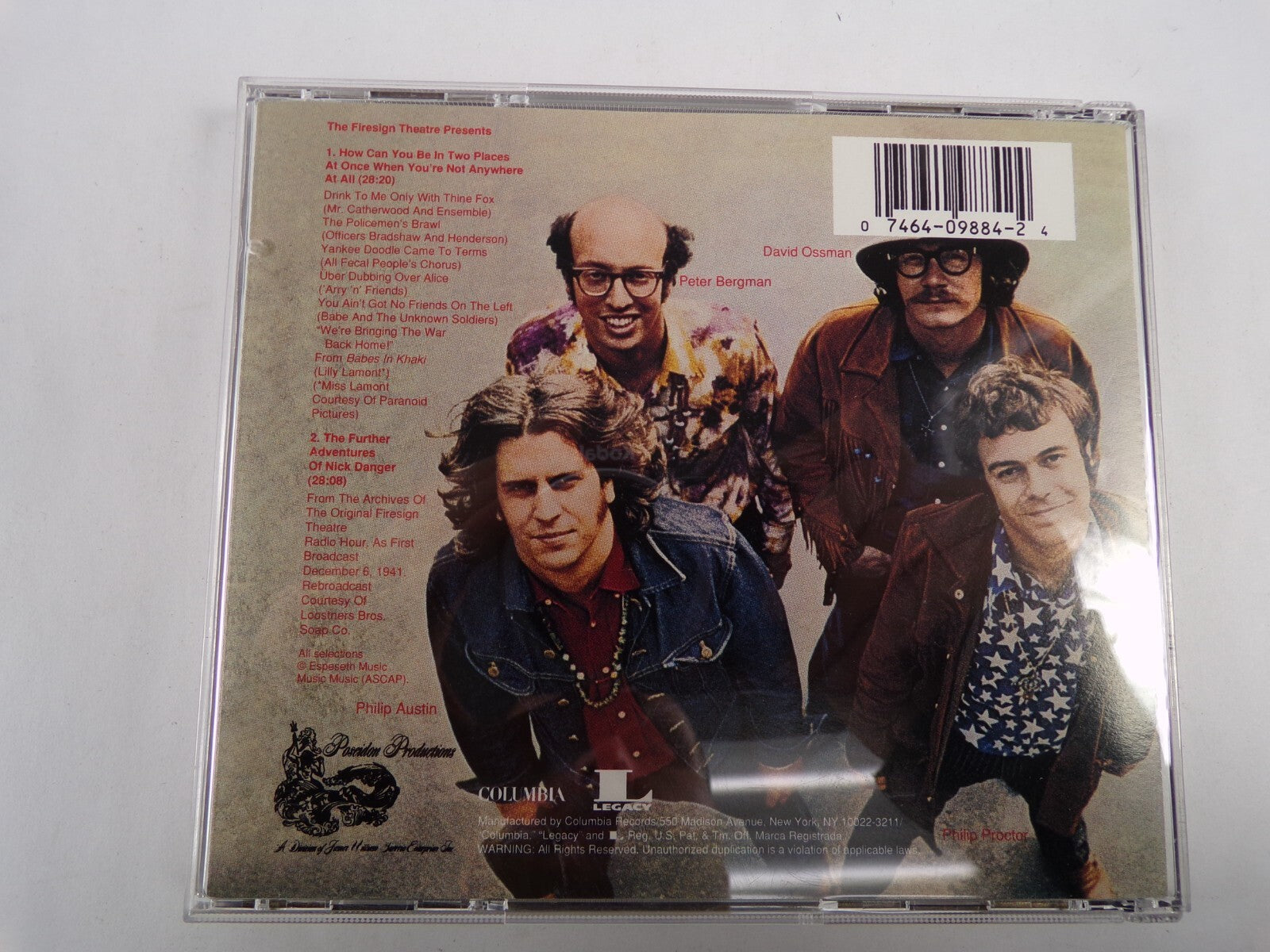 The Firesign Theatre Presents How Can You Be In Two Places At Once When  CD#59
