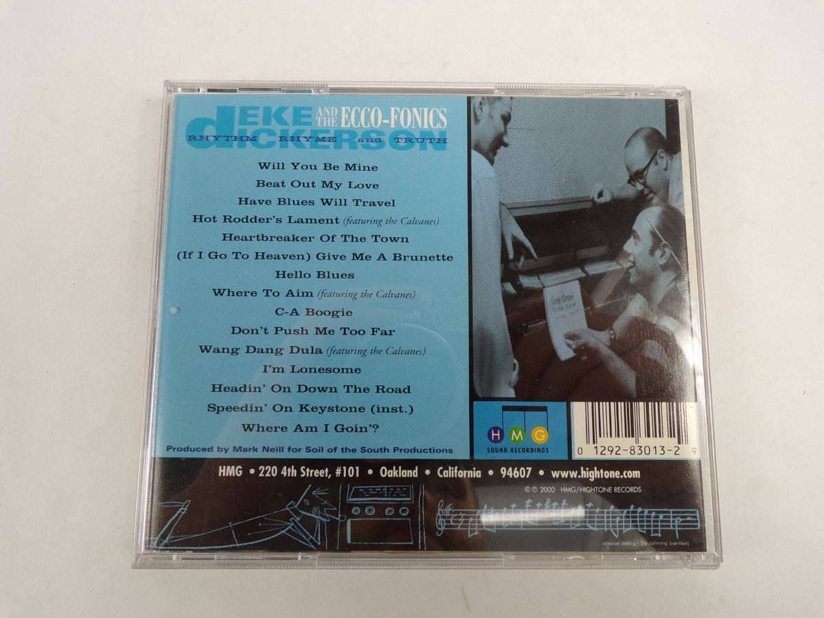 Deke Dickerson The Ecco Fonics Rhythm And Truth Will You Be Mine CD#49