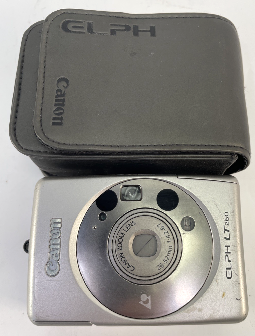 Canon Elph LT 260 APS Camera Digital APS Point & Shoot W/ Case
