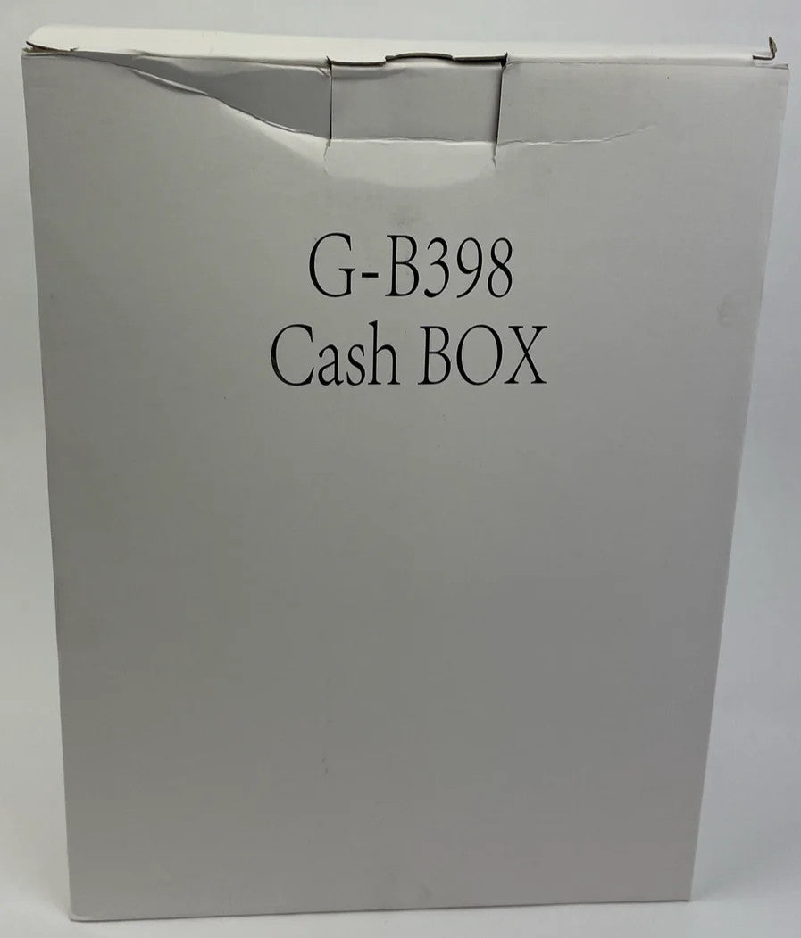 NIB Buy a Safe B398 Aluminum Cashier Box Lockable Cash Drawer NIB w/ Keys 2600