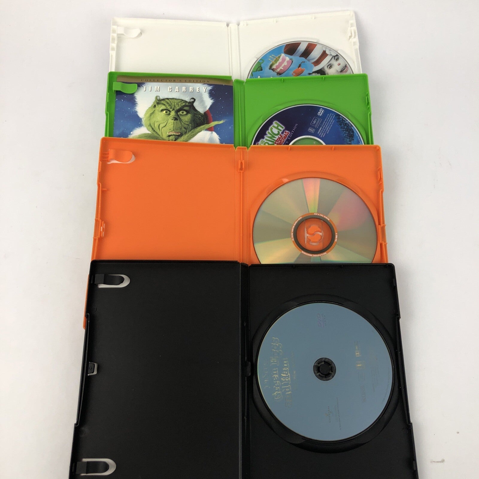 4 x Dr. Seuss DVD Movie Lot -Green Eggs and Ham, Cat in the Hat, The Grinch *VGC