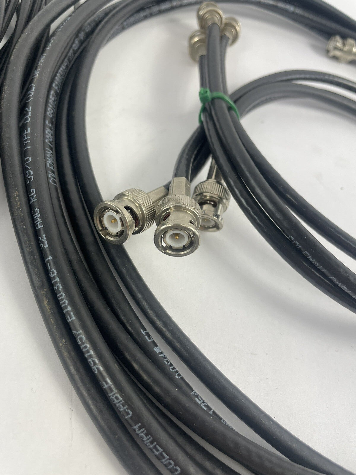Lot of 10 : HD-SDI RG-6 Digital VIdeo Cable 4.5GHZ BNC Male to BNC Male