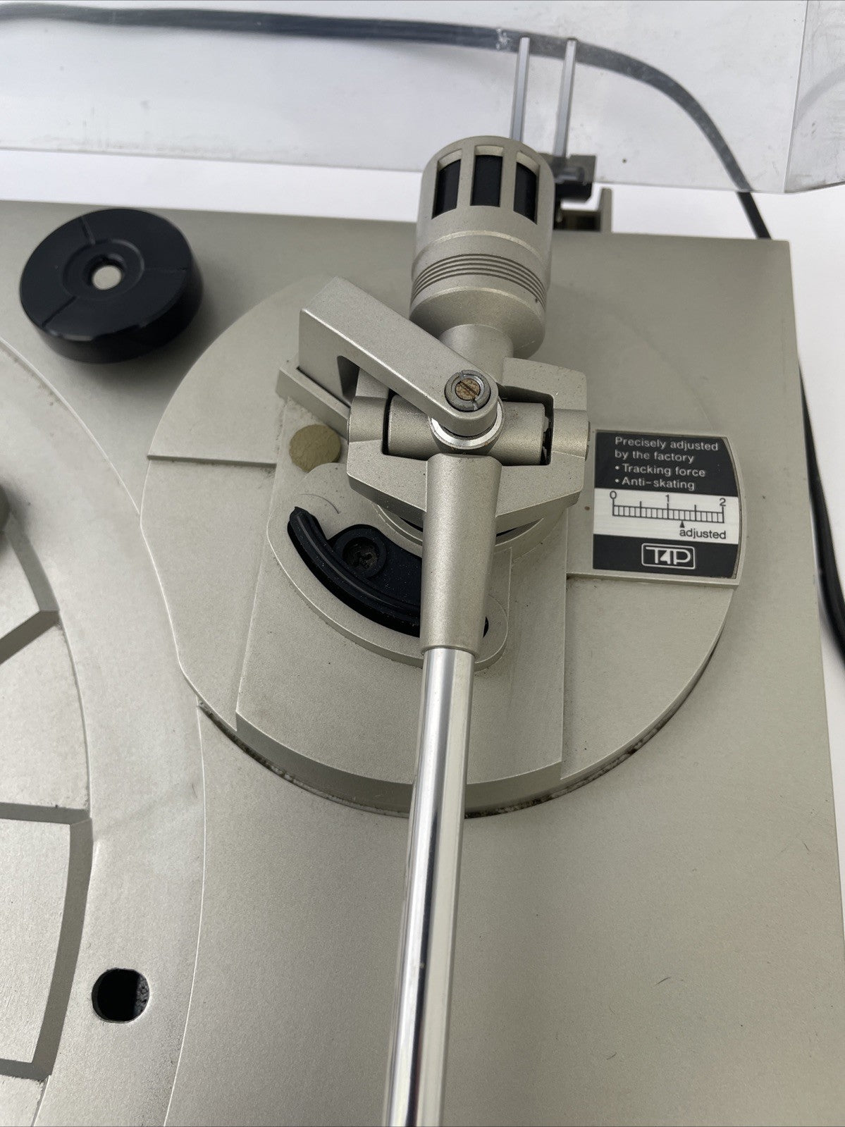 Technics SL-B100 Turntable w Audio Technica TC150EP Stylus For Parts or Repair