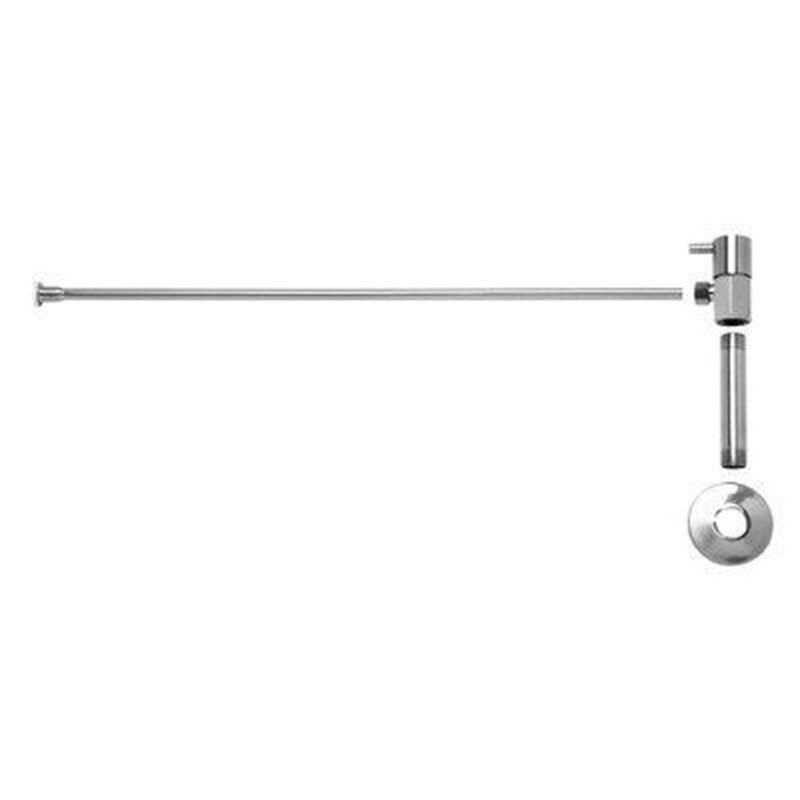 Mountain Plumbing MT5800L-NL CPB polished chrome toilet angle supply kit with lever handle