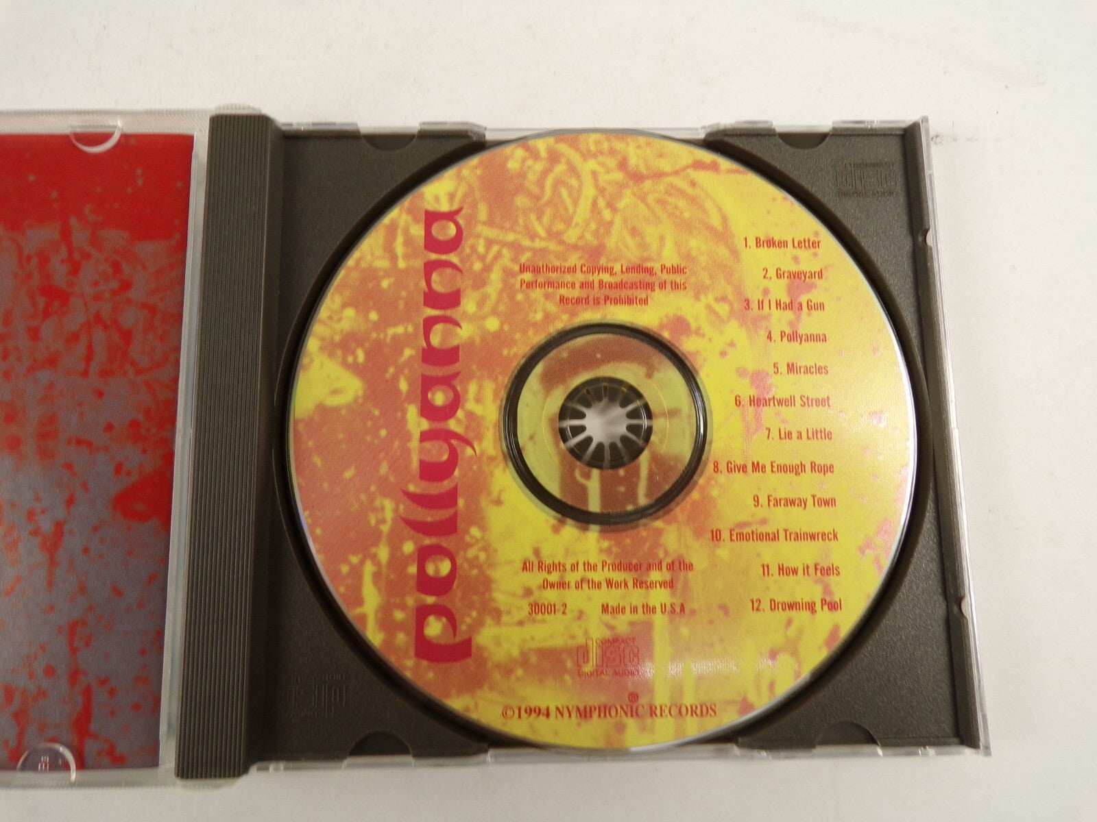 Pollyanna Broken letter pollyanna lie a little miracles Faraway Town CD#48
