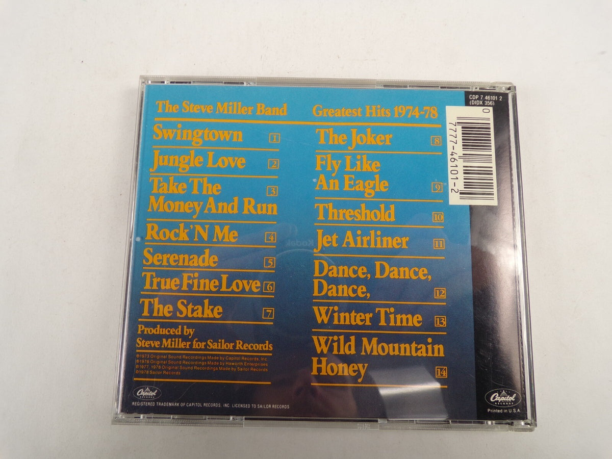 The Steve Miller Band Greatest Hits 1974- 78 The Steve Miller Band Swingtn CD#53