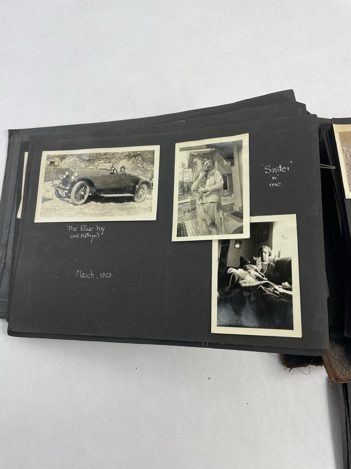 100+REAL PHOTOGRAPH LOT EARLY 1920'S-40'S FAMILY BABIES PEOPLE OUTDOORS HOUSES