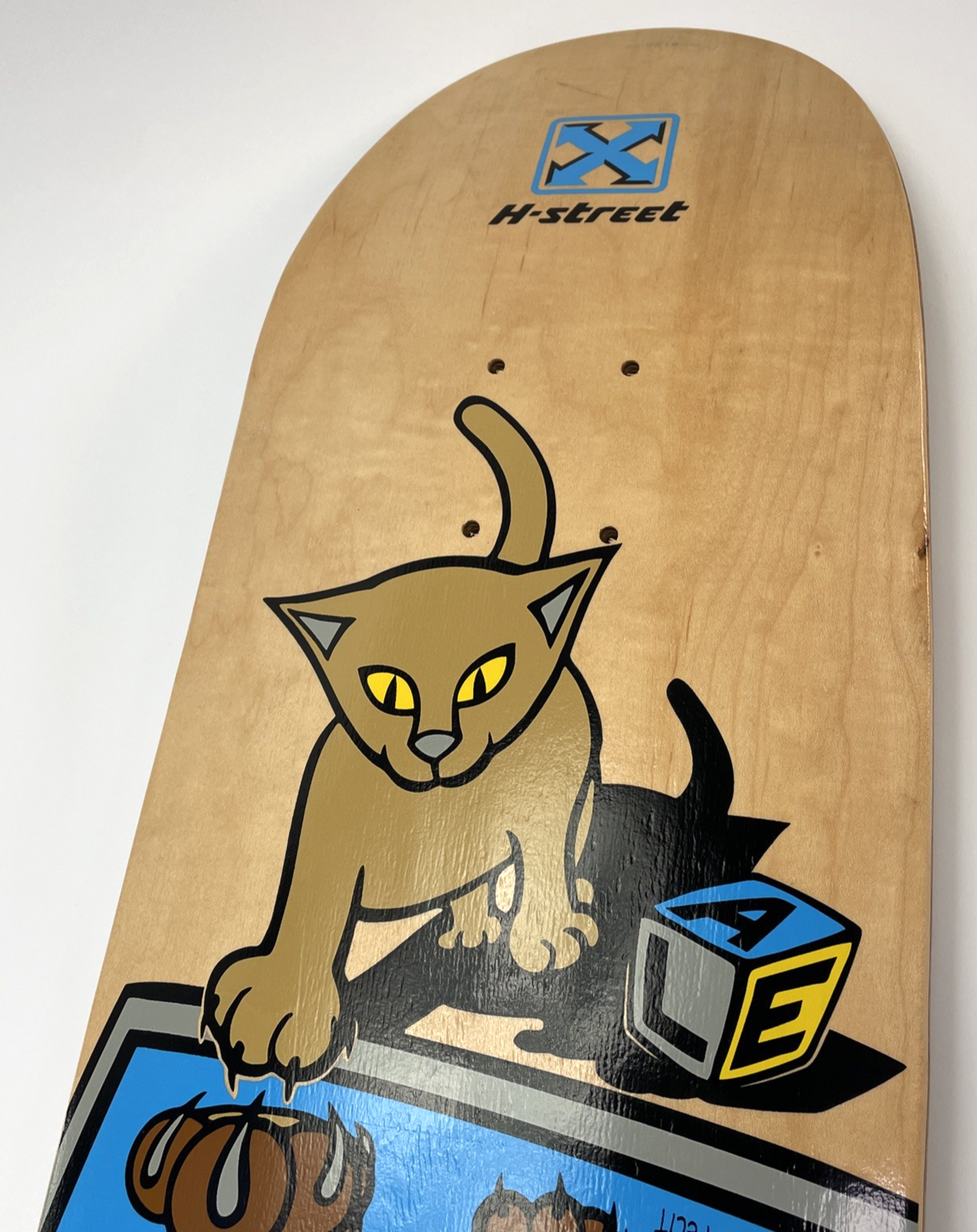 H-Street Skateboards ALE MAZZARA Kitty Lion Reflection Pro Model Skateboard Deck
