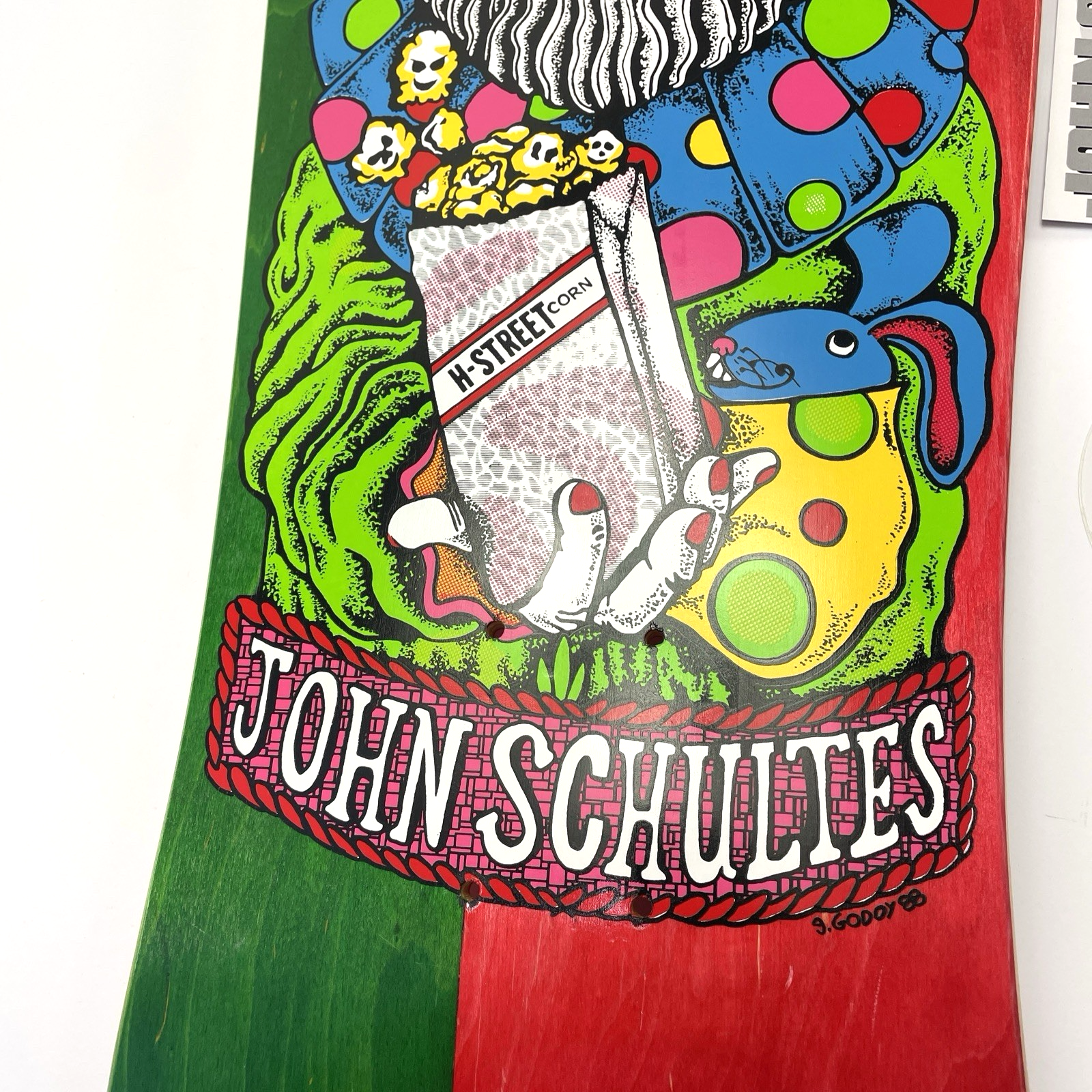 John Schultes A Series Clown H-Street Skateboard Deck Limited Edition #14 of 136
