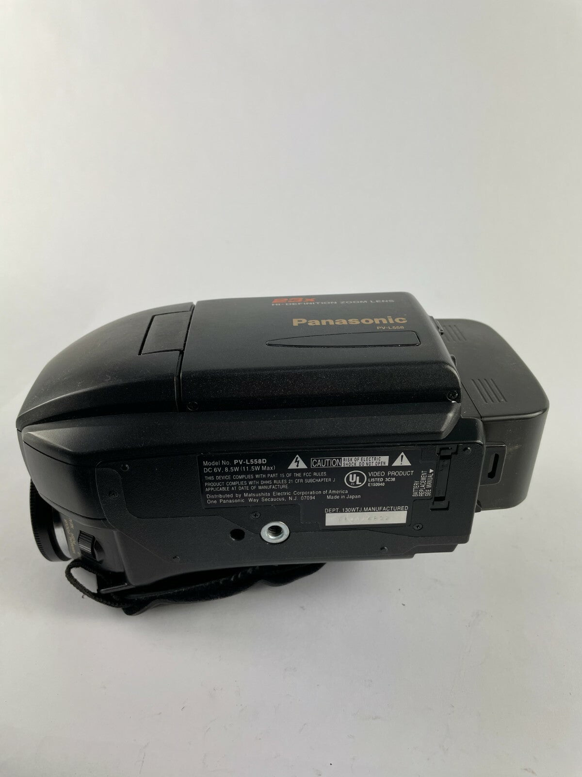 Genuine Panasonic Hi-Defination Zoom Lens 23x Palmcorder PV-L558D DC 6V 8.5W