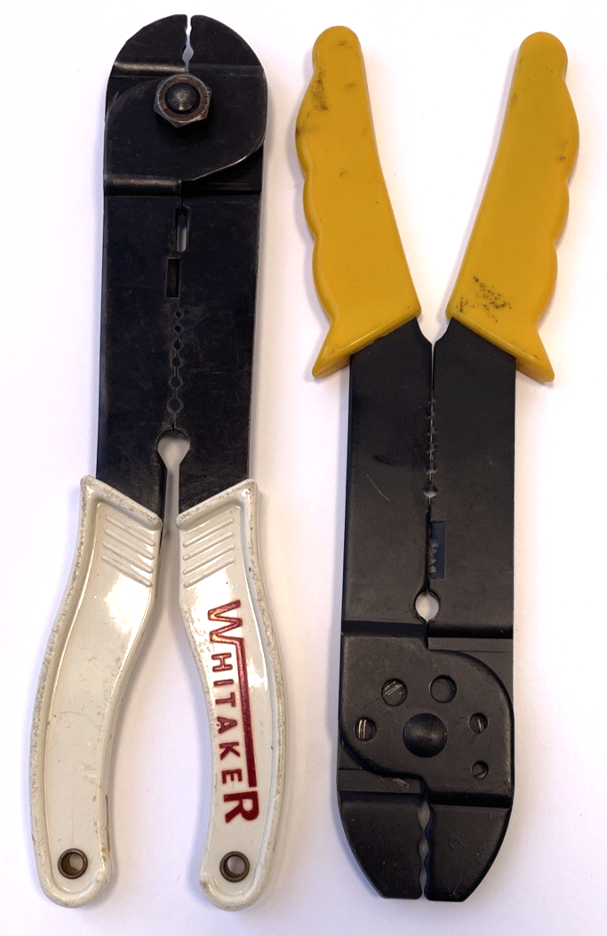 Lot Of 2 x Wire Strippers / Cutters A.W.G. Whitaker U.S.A. * Very Sharp
