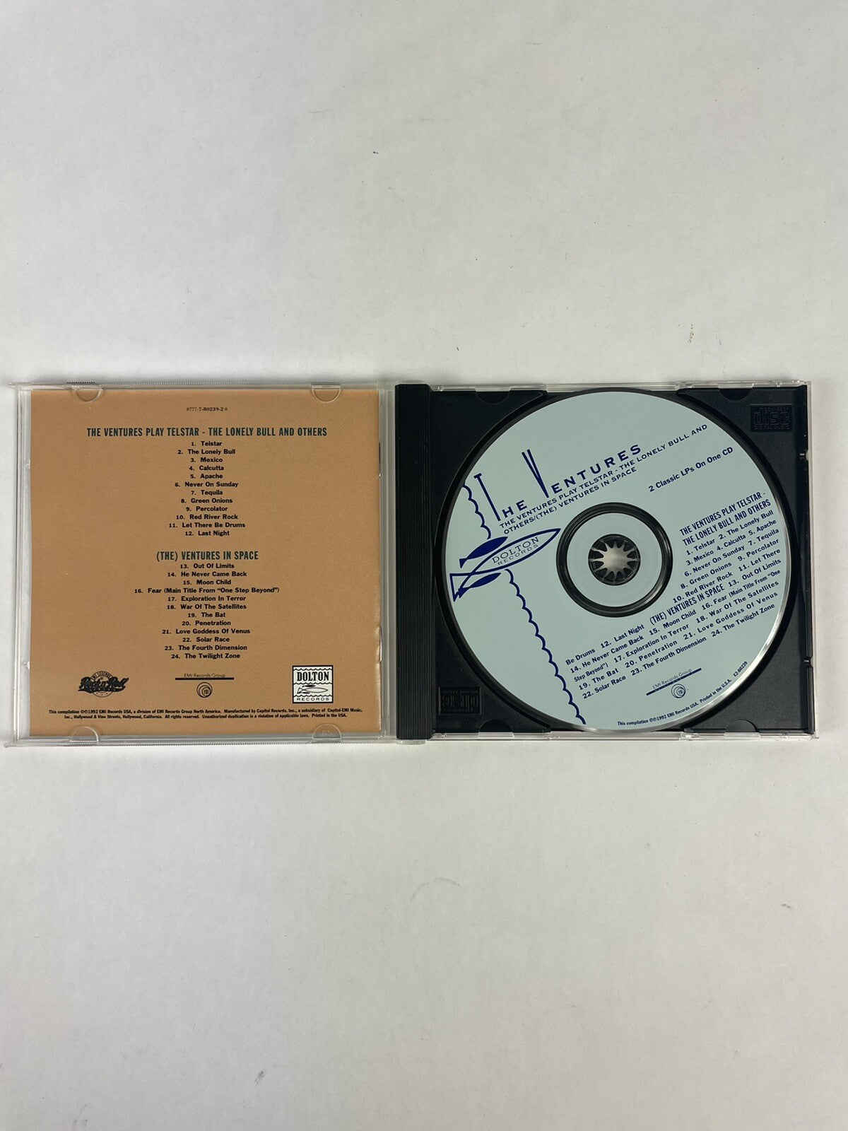 The Ventures  - Play Telstar / Ventures In Space CD      #15