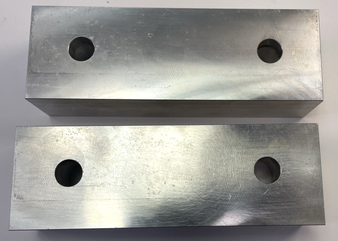 6" x  2" x 1.5" Machined Aluminum Vise Jaws For Kurt / Haas / Shars 6"  Vises