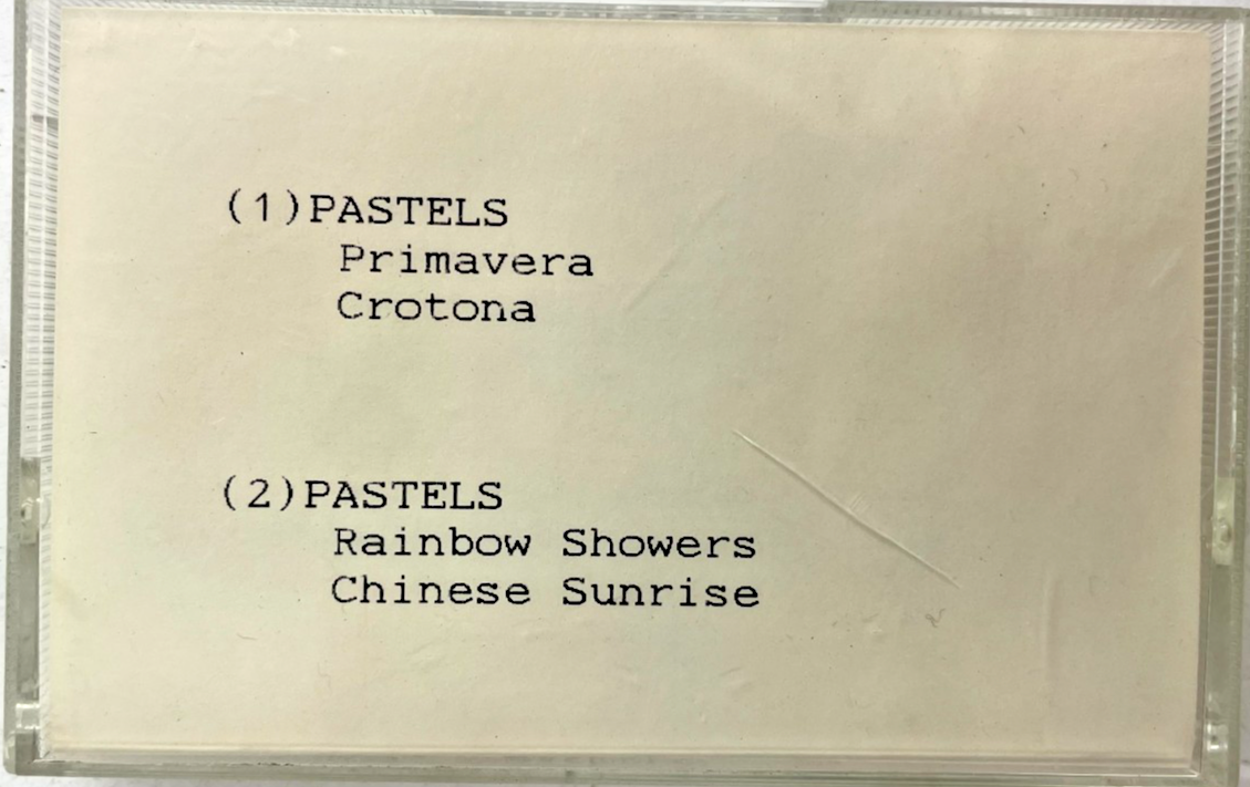 Pastels Georgia Kelly Primavera Crotona Rainbow Showers Chinese #Cassette
