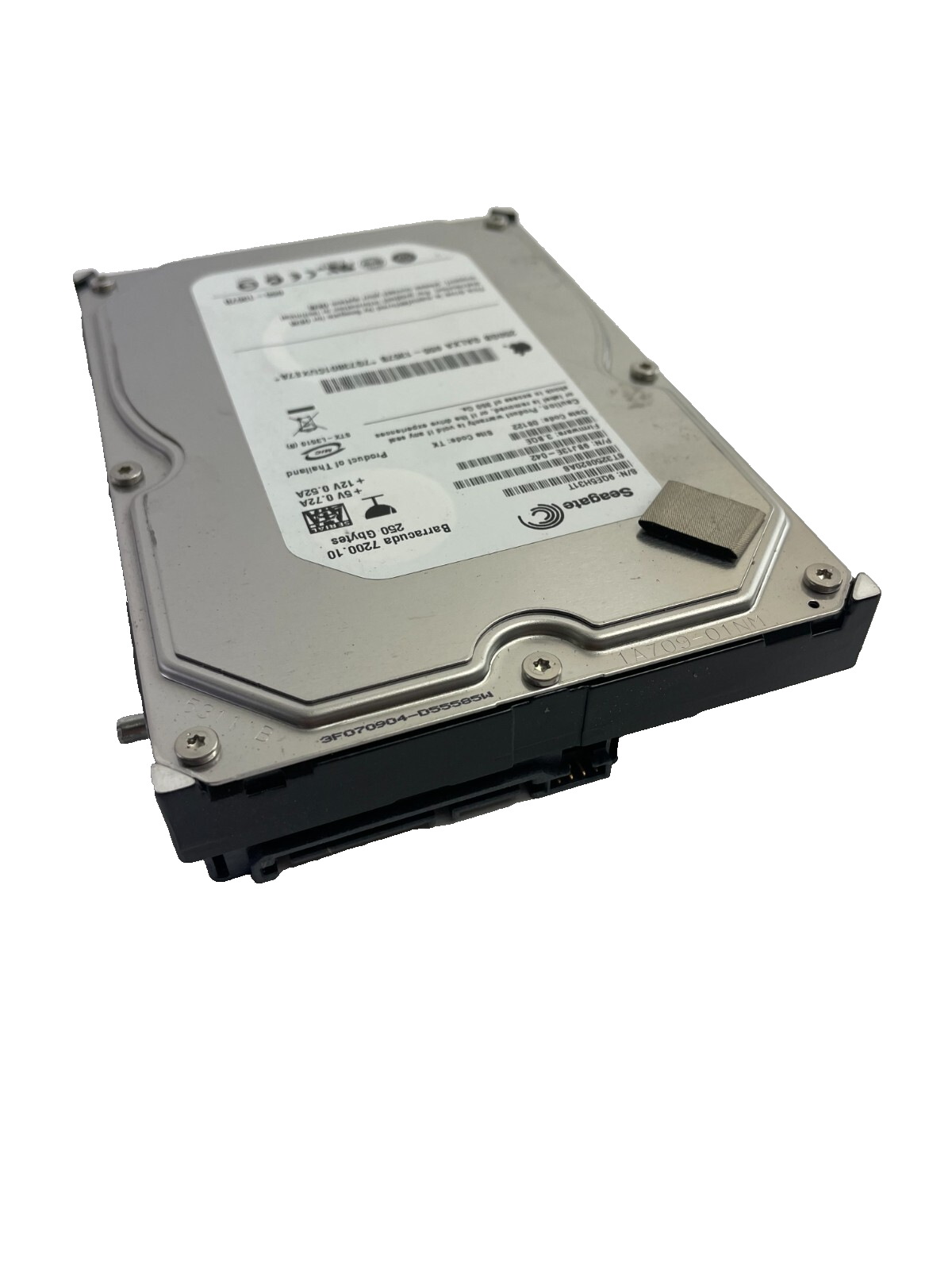 Seagate Barracuda ST3250820AS 7200 250 Gbytes Galxa 655 - 1357B Cache Size 8 MB