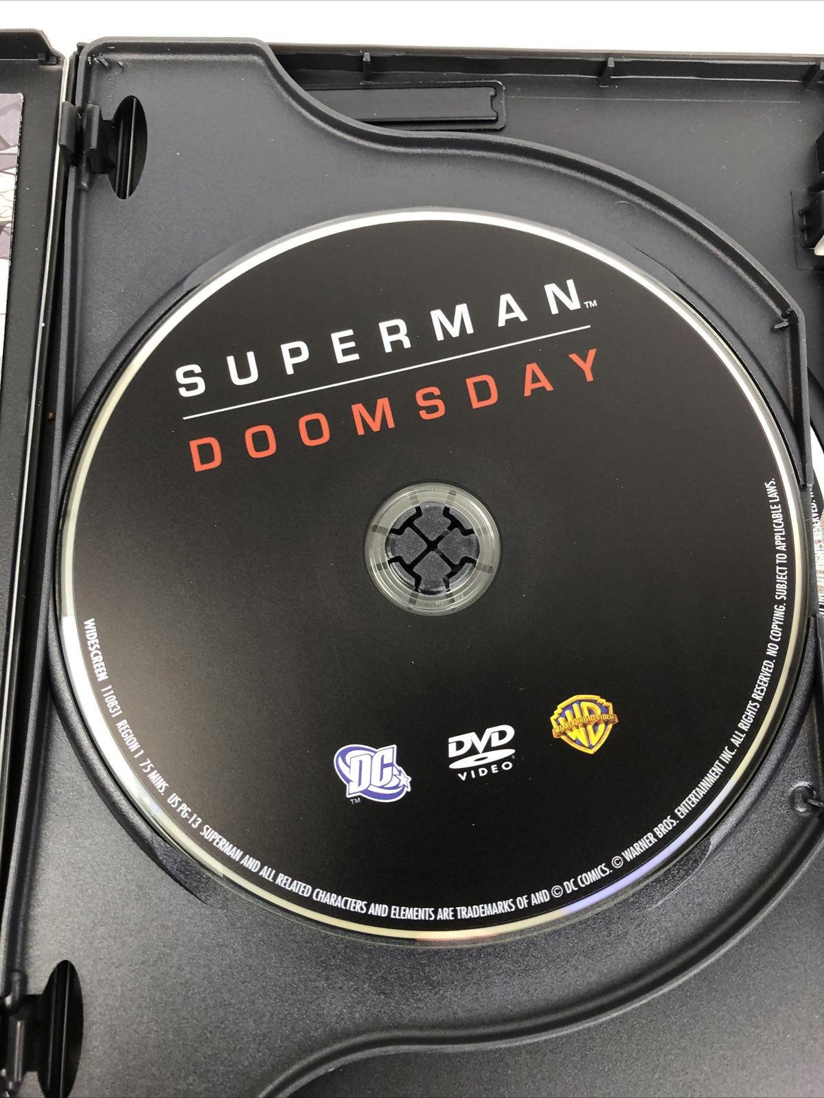 Superman: Doomsday DVD DC Universe Animated Feature Film - Mint Condition