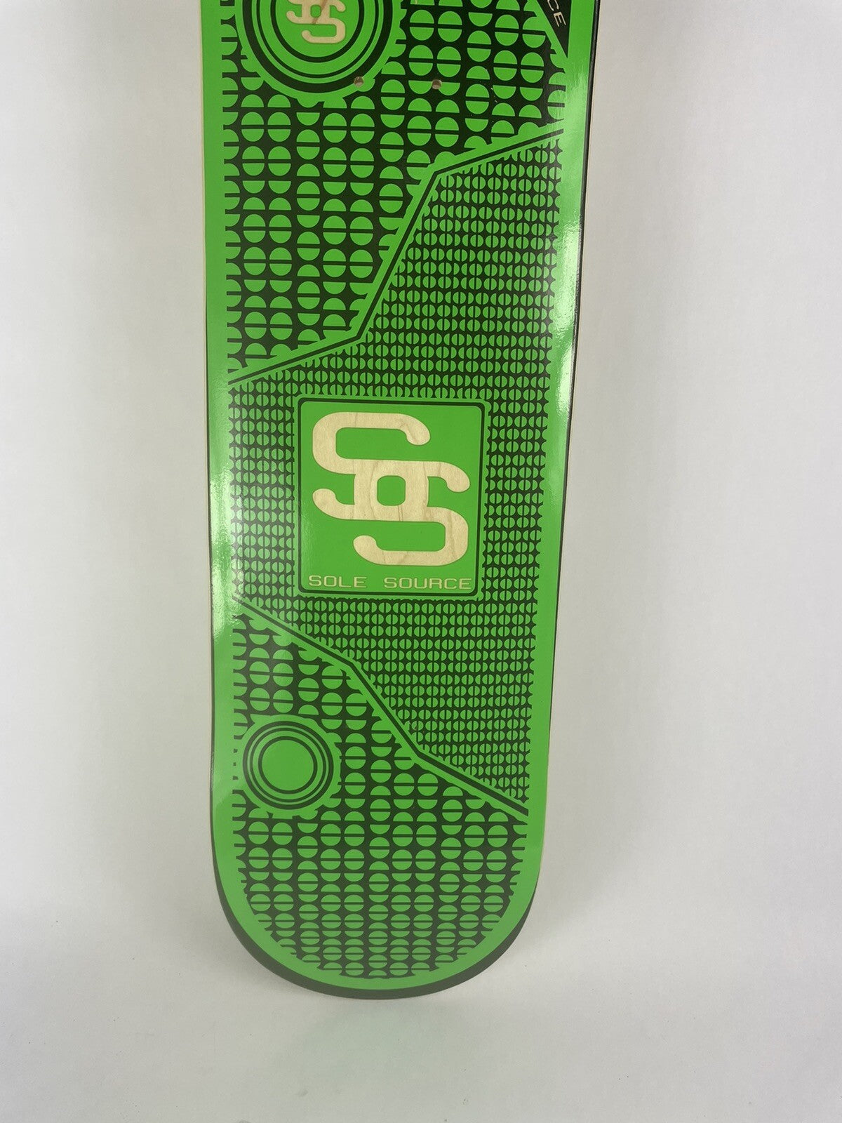 Shoe Sole Source Skate C3 8.5-inch hard rock Canadian maple skateboard deck.