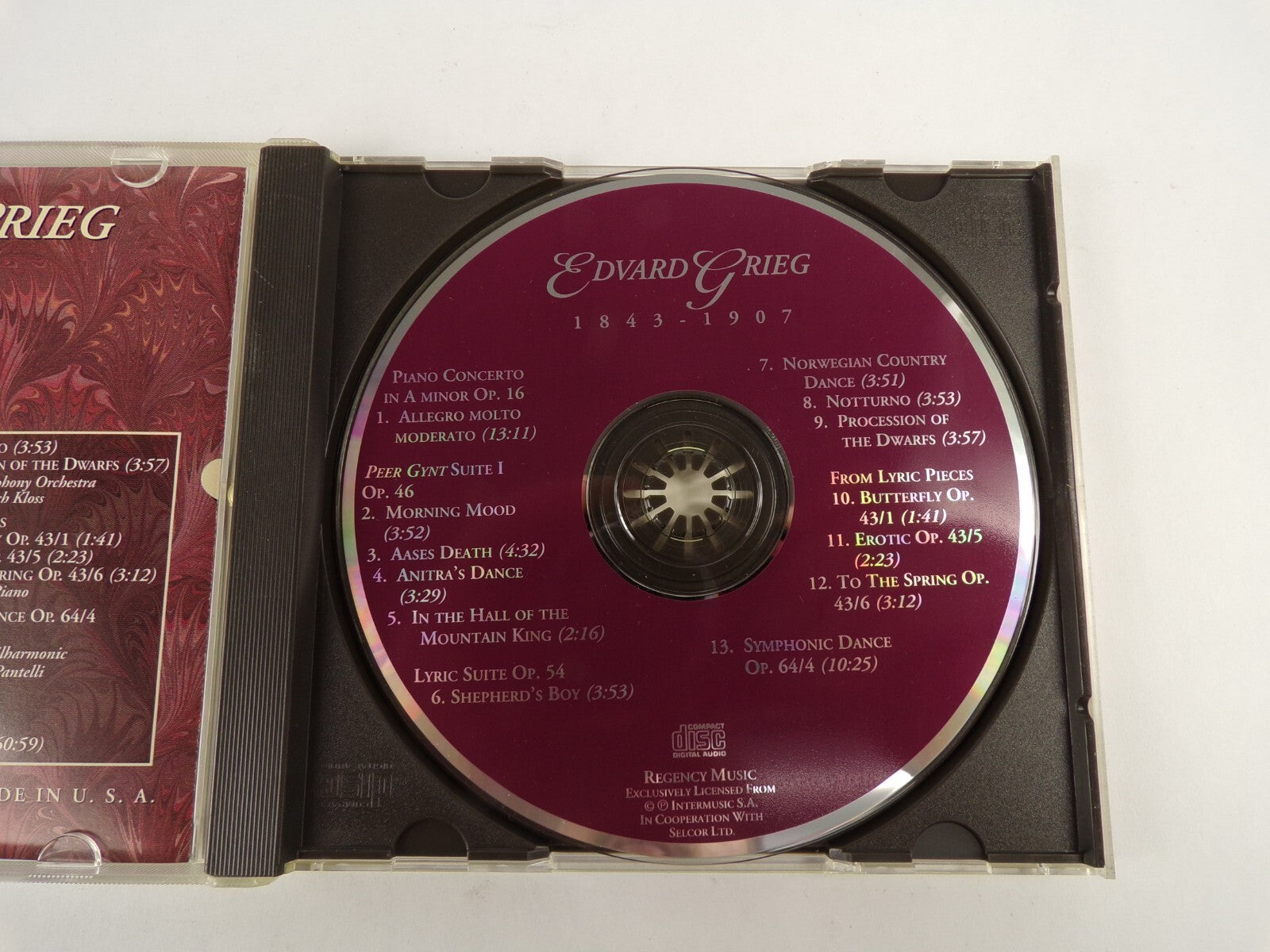 The Masterpiece Collection Rieg Peer Gynt Suite CD#49
