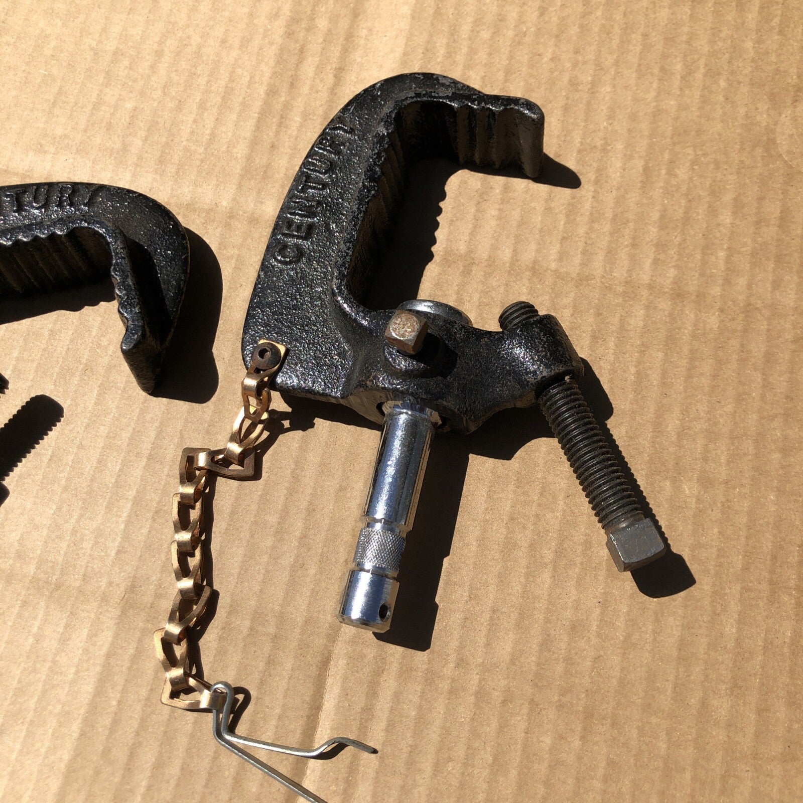 C Clamps For Stage Lighting - Lot Of 4, 1 x Colortran 3 x Century brands LOOK