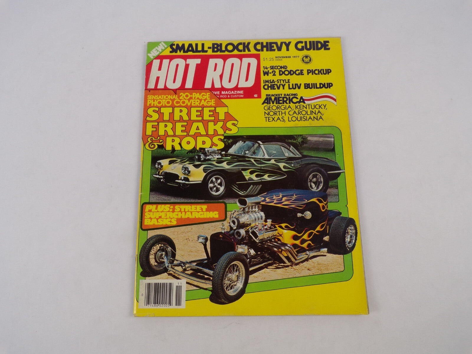 November 1977 Hot Rod Magazine Street Freaks Rops W-2 Dodge Pickup Chevy Luv