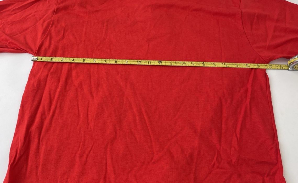 Vintage 1990's Zukers Custom Trolling Lures Collard Embroidered Golf Shirt Red L