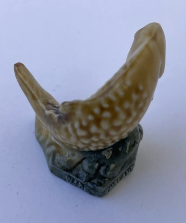 Vintage Wade Whimsies Trout Figurine Original 1972 Made in England w Hallmark