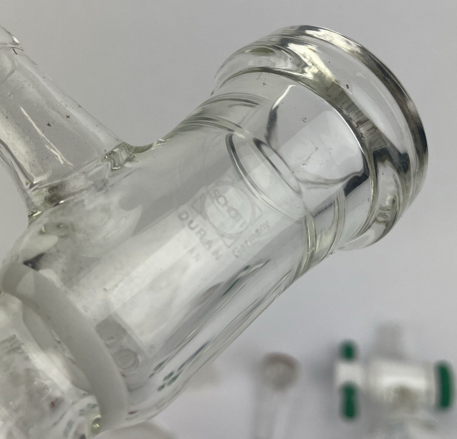 Schott Duran Glass Lab QVF Duran BORO3.3 Glass Funnel Beaker Stop Assorted LOT