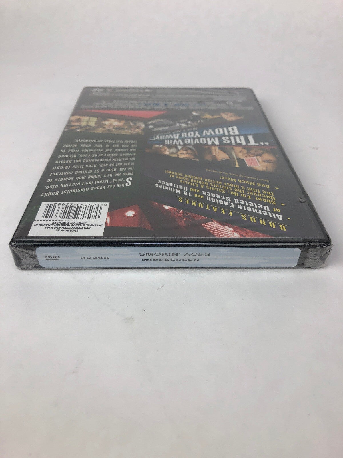 NEW Smokin Aces (DVD, 2007, Widescreen) Jeremy Piven Affleck Brand New Sealed