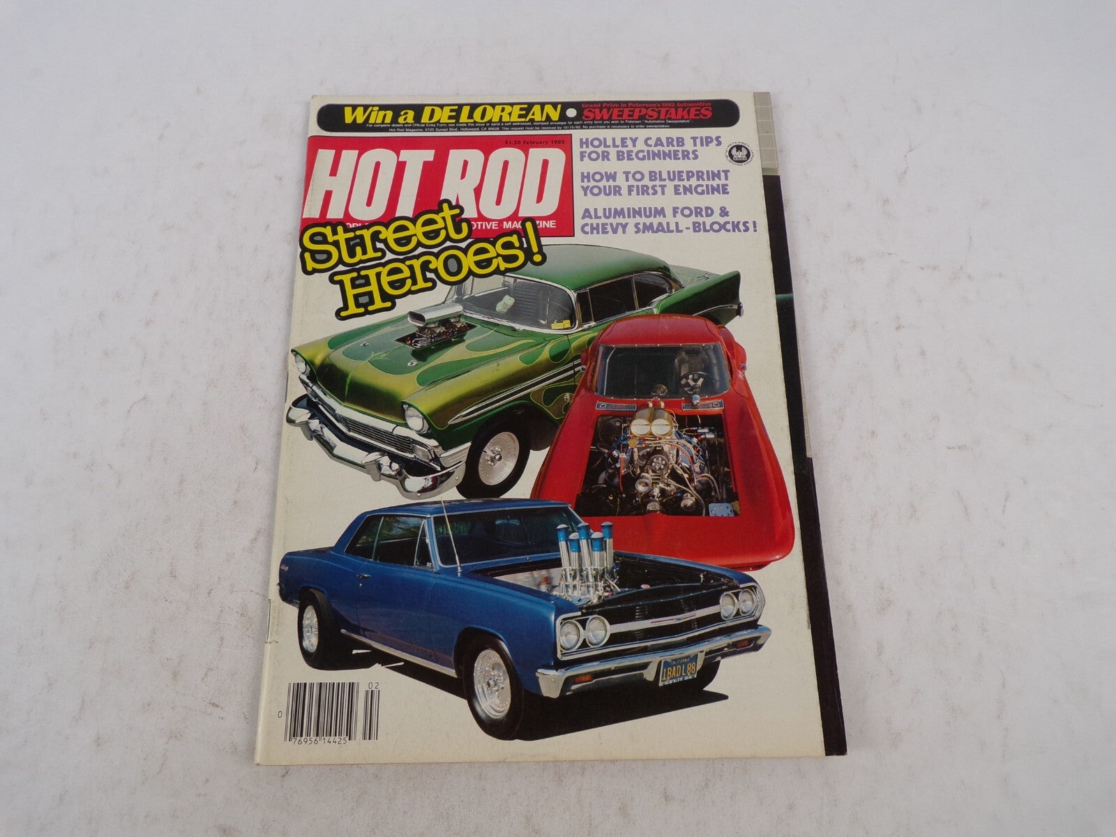 June 1986 Hot Rodding Magazine Street Heroes! Win A Delorean Sweepstakes Carb