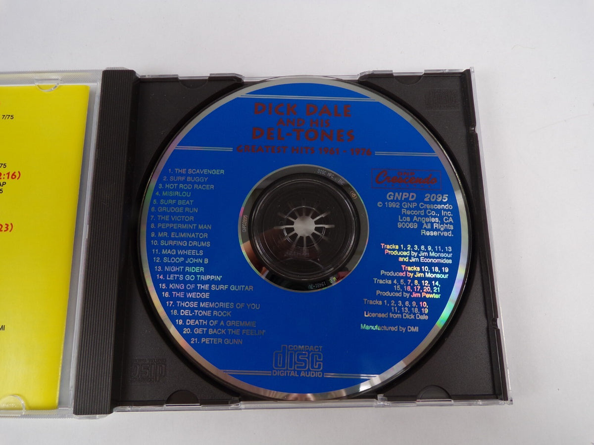 Dick Dale and his Del Tones Greatest Hits 1961 1976 Death of A Gremmie CD #13