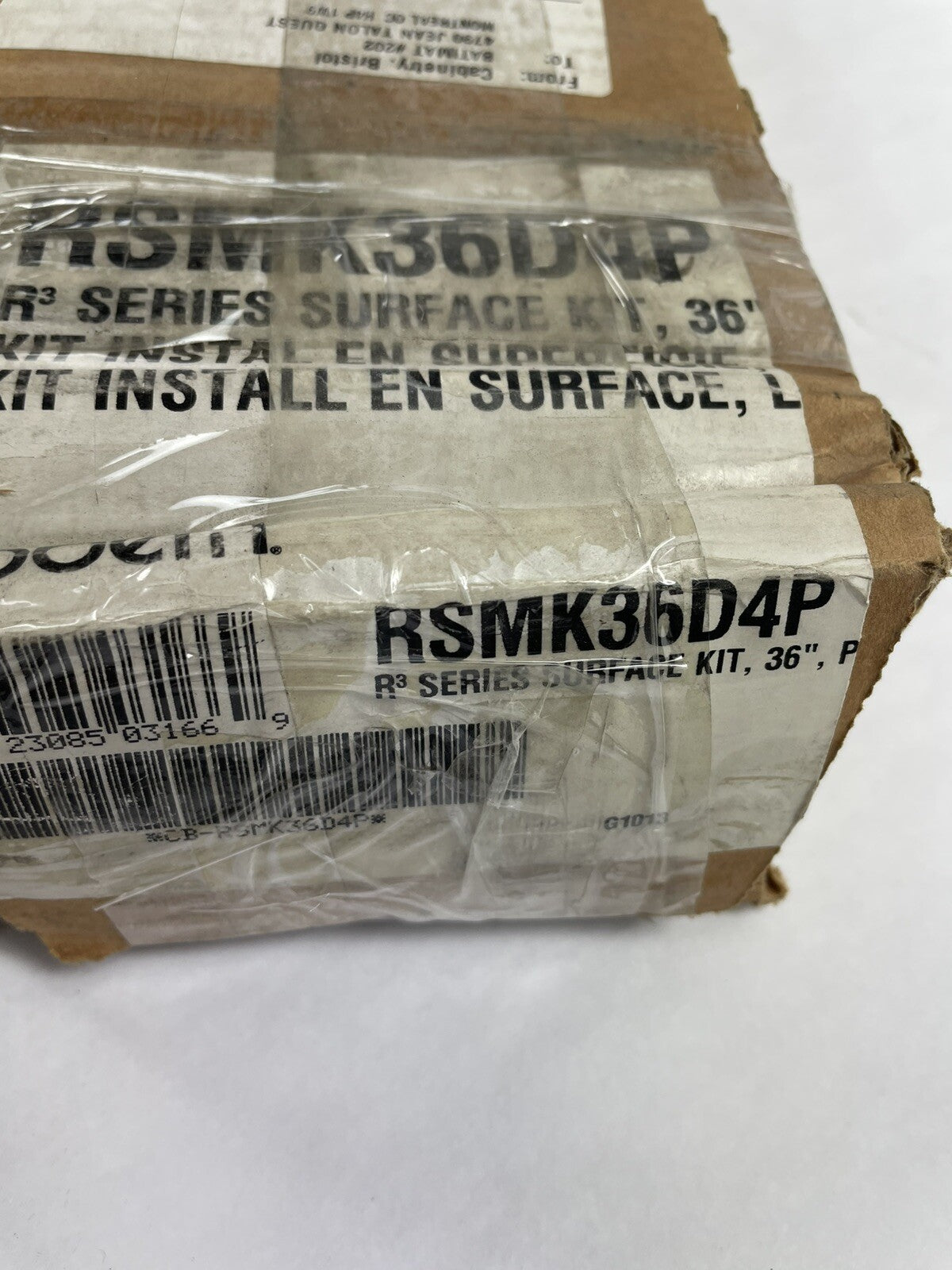 Robern RSMK36D4P surface mount side kit for R3 Series bathroom cabinets