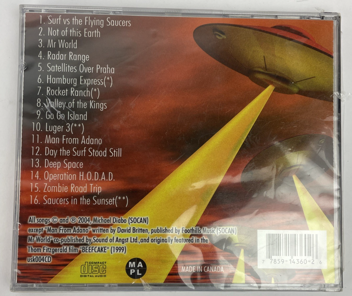 URBAN SURF KINGS - SURF vs. FLYING SAUCERS ATTACK! Fantastic Power Surf!! CD #1
