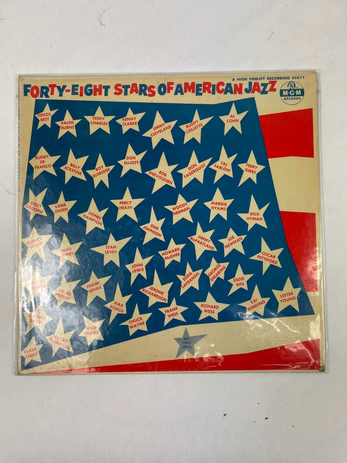 Forty Eight Stars of American Jazz Percy Heath Stan Levey John LewisVinyl Record