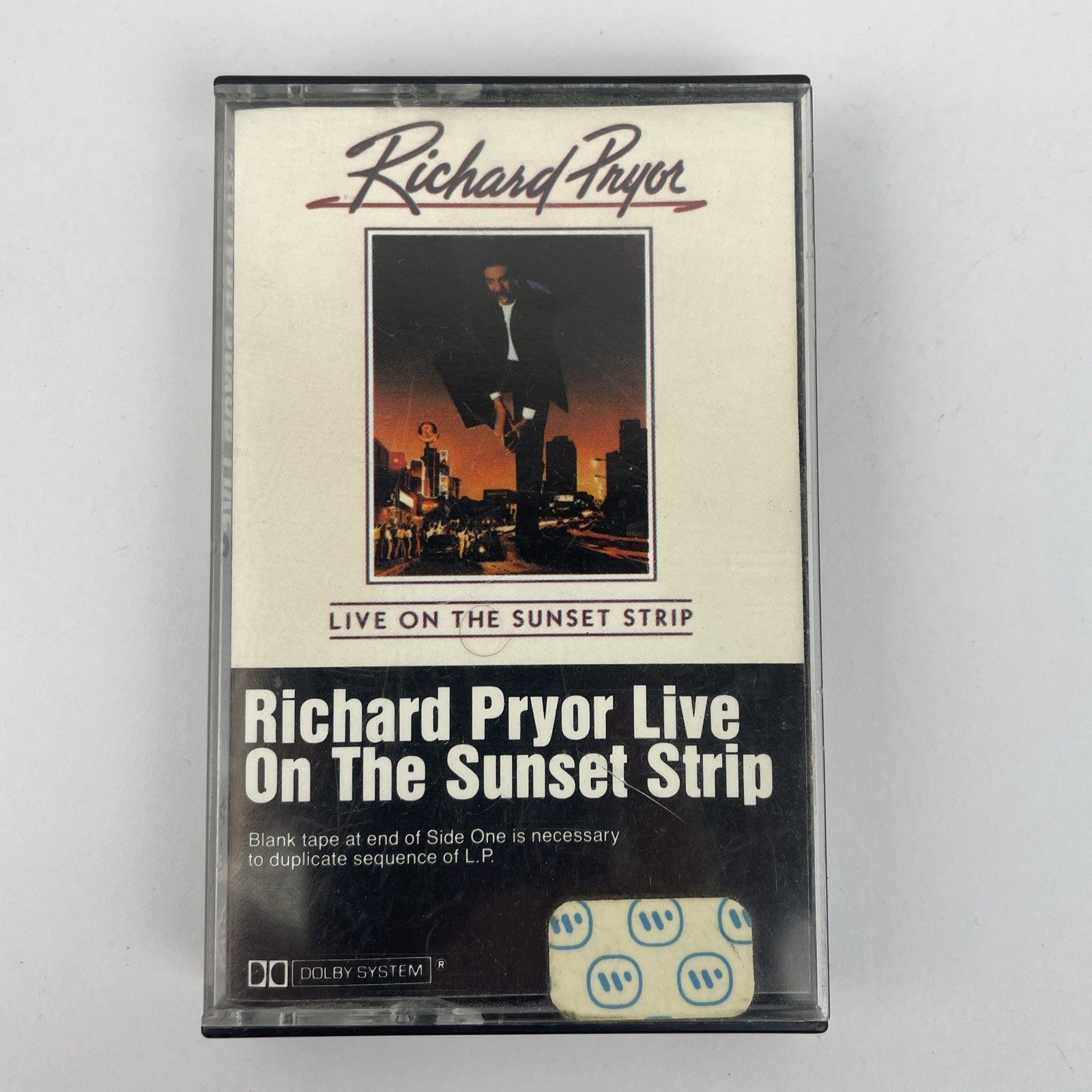 Richard Pryor " Live on The Sunset Strip " RARE CASSETTE TAPE COMEDY  1 Hour