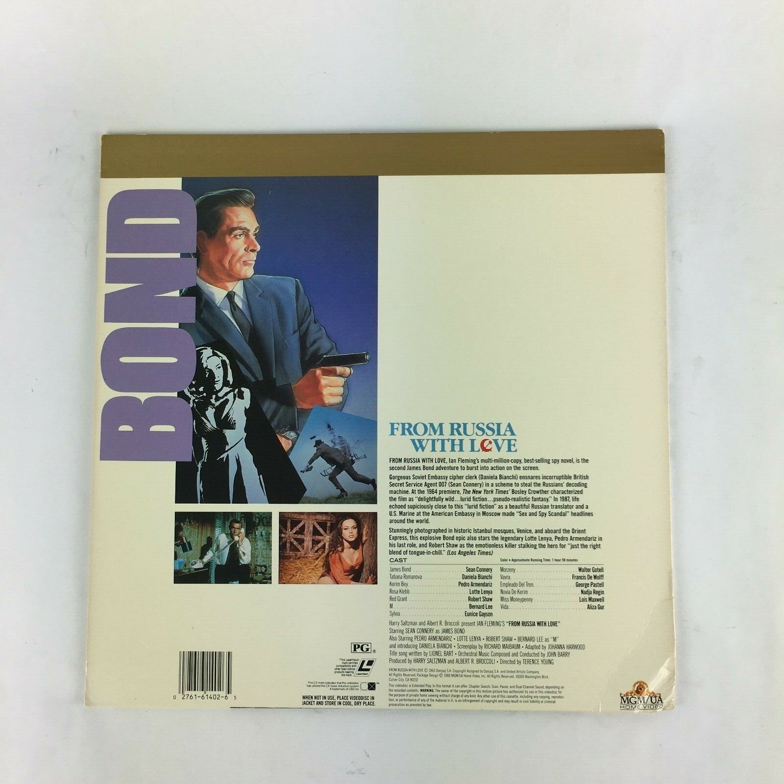 Laser Disc:The Connery Classics:James Bond 007