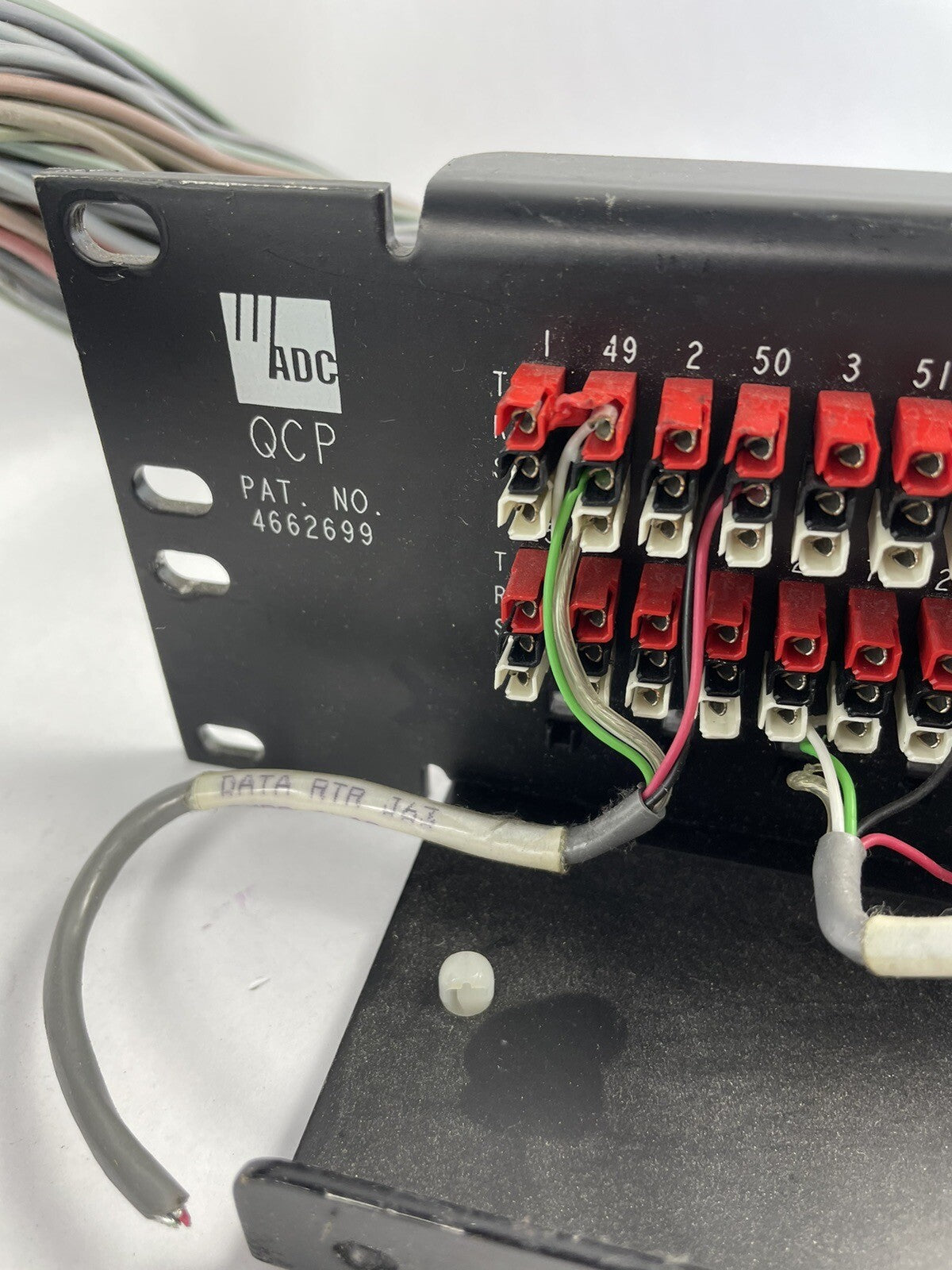 Bantam TT ADC 96 patchbay connected  to ADC UP-96NMKII  PPC RACKMOUNT PATCHBAY 2
