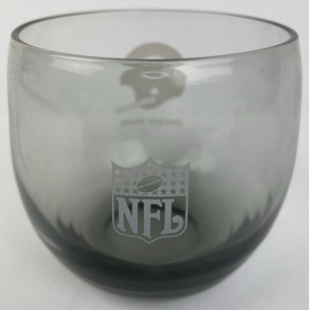 Vintage NFL Chicago Bears Football Club Smoked Highball Rocks 11 oz. Glass TMBLR