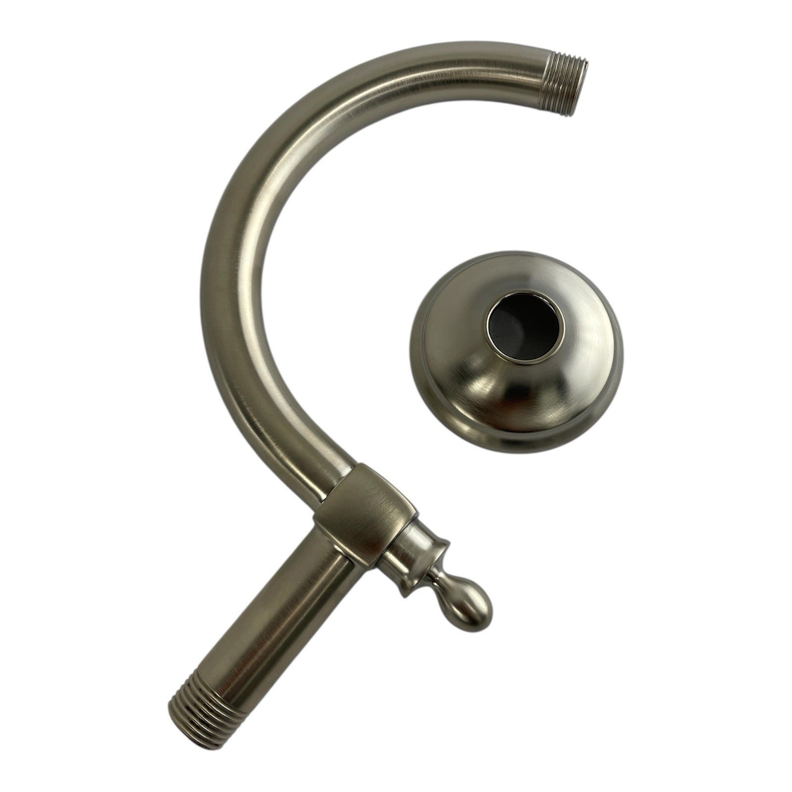 Brizo RP70909BN 10 inch brushed nickel wall mount shower arm and flange