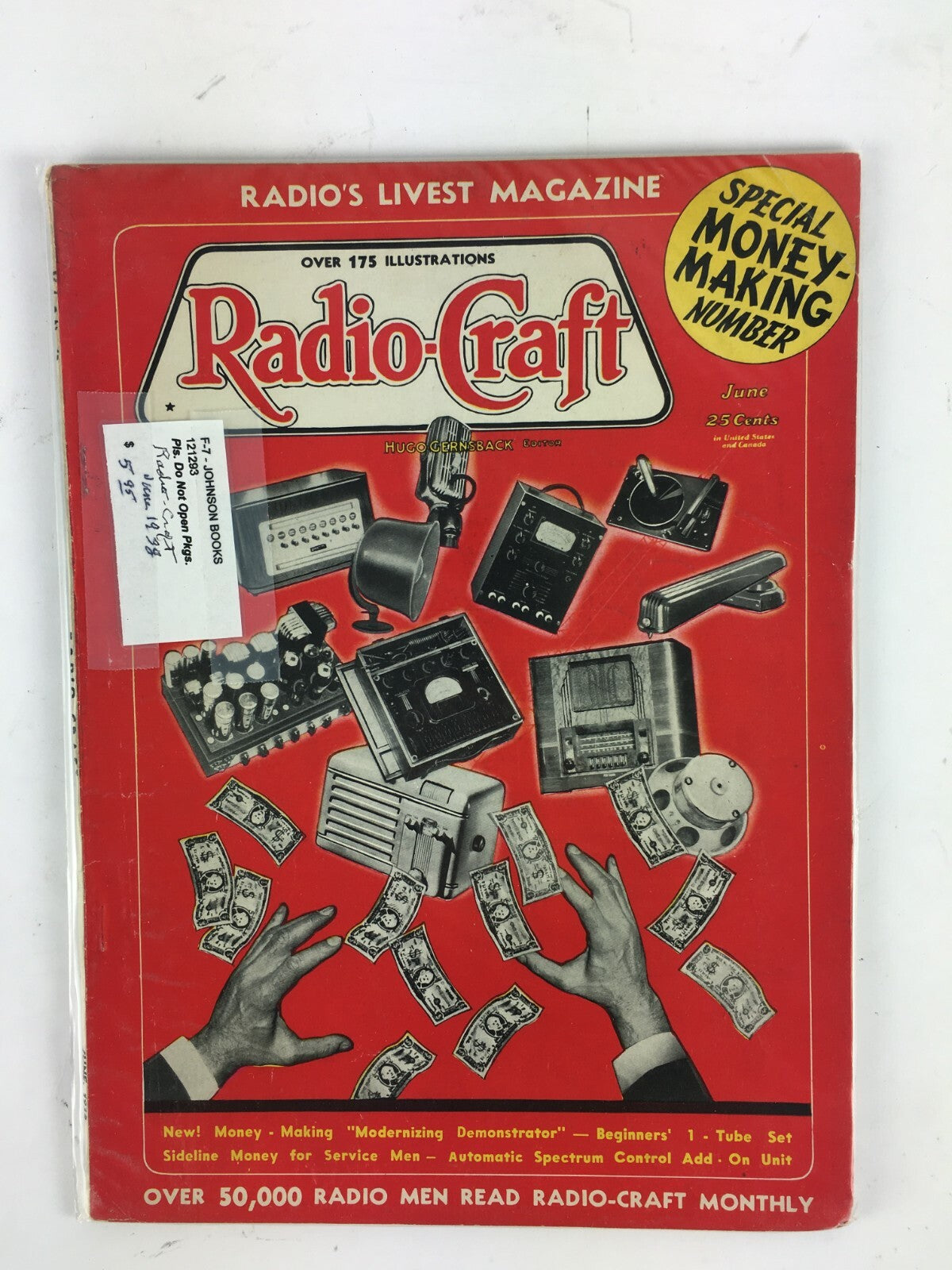 June 1938 Radio Craft Hugo Gernsback Magazine Modernizing Demonstrator