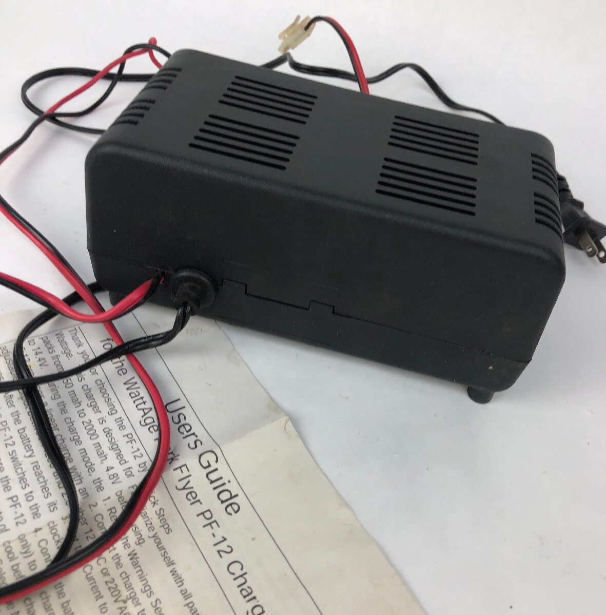 2002 Wattage PF-12 Park Flyer AC/DC Peak Charger 130108 4-12 Cells FSTSHP