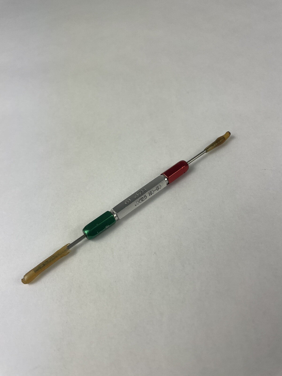 Reversible Plain Go NoGo Pin Plug Gage Gauge with handle X= .0623 & .0625