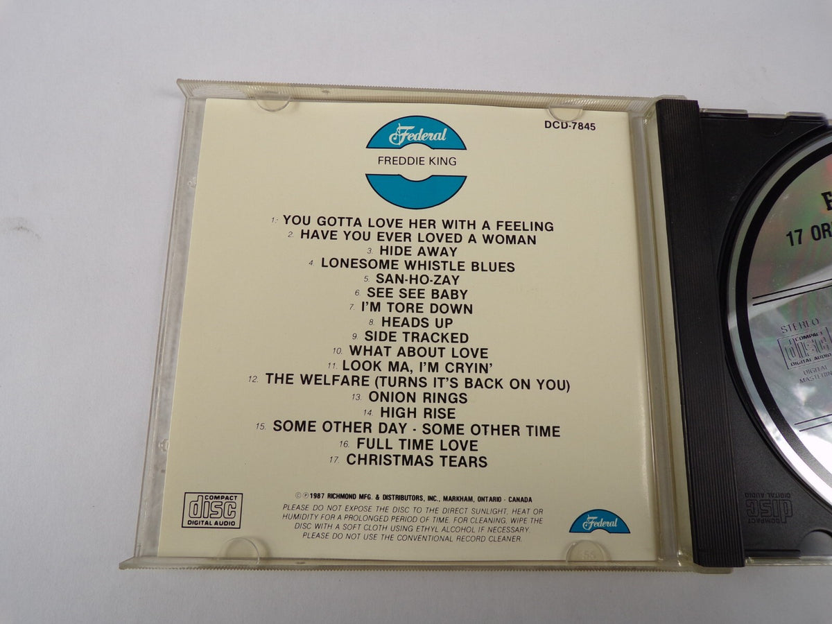 Freddie King All His Hits Federal You Gotta Love Her With A Feeling CD#53