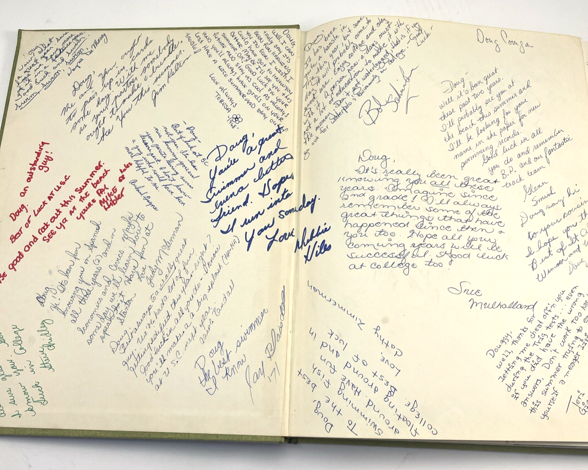 1968 LOS COYOTES Buena Park Orange County California High School Yearbook Vol II