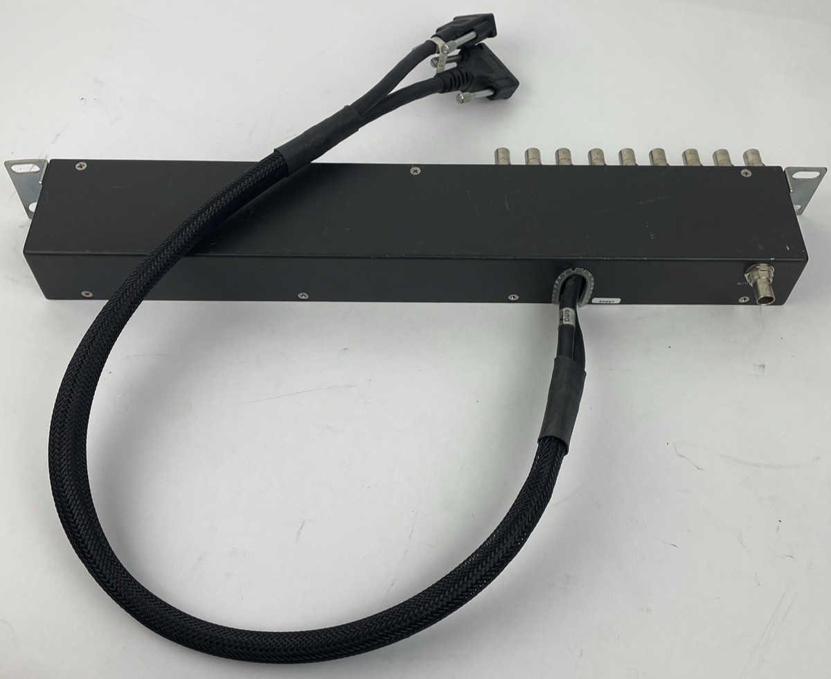External Analog Audio Editing Breakout Box 1U Rackmount 3 Pin XLR