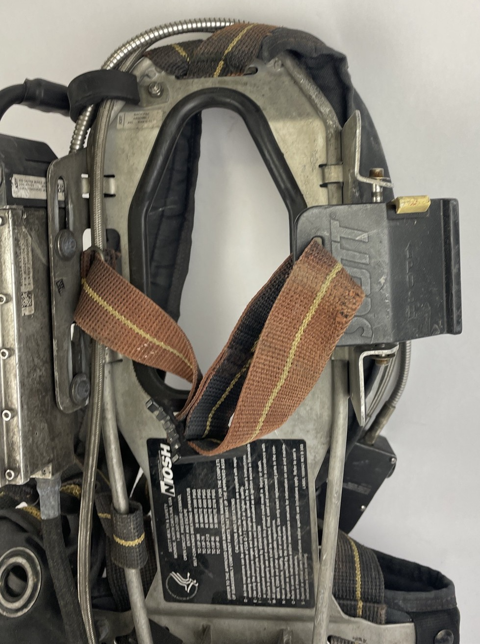 SCOTT SAFETY 4.5 4500 SCBA Air Pack Harness EZ-Flow Air Pak Plus with Sensor   b