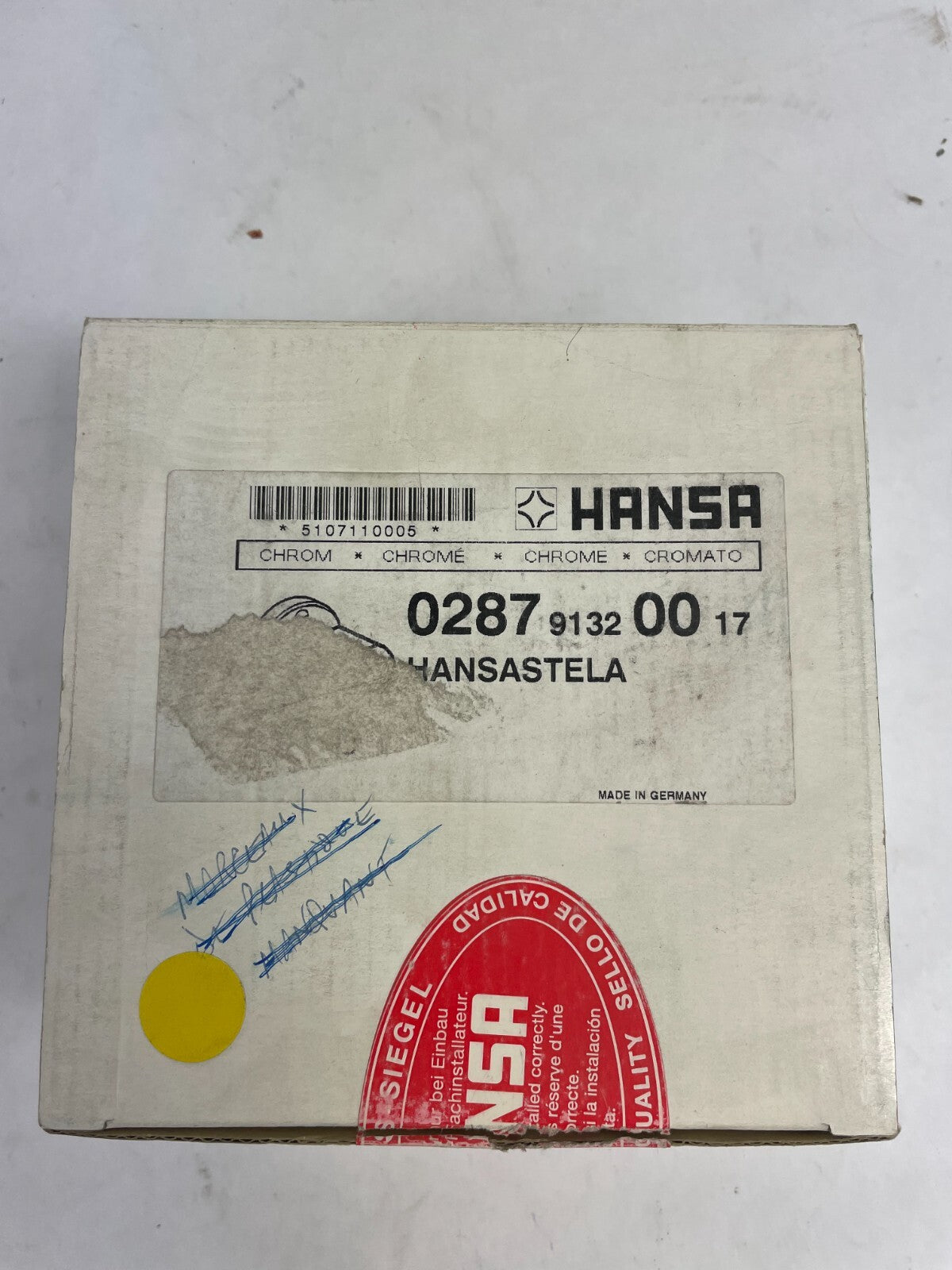 Hansa HANSASTELA 0287 9132 0017 chrome multi-port diverter trim kit wall mounted