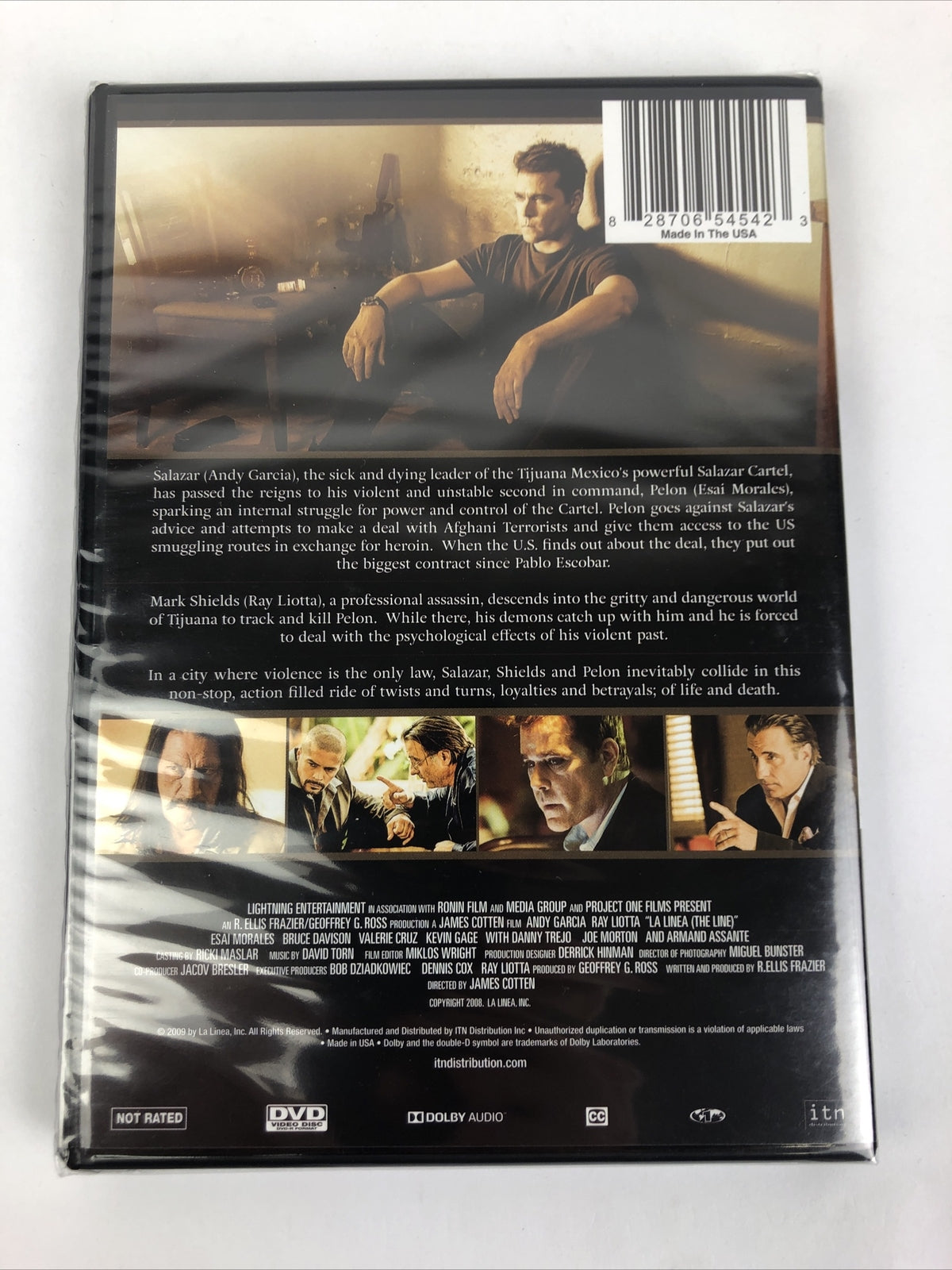 LA LINEA / THE LINE 2009 DVD Video Ray Liotta Andy Garcia New Sealed - LOOK