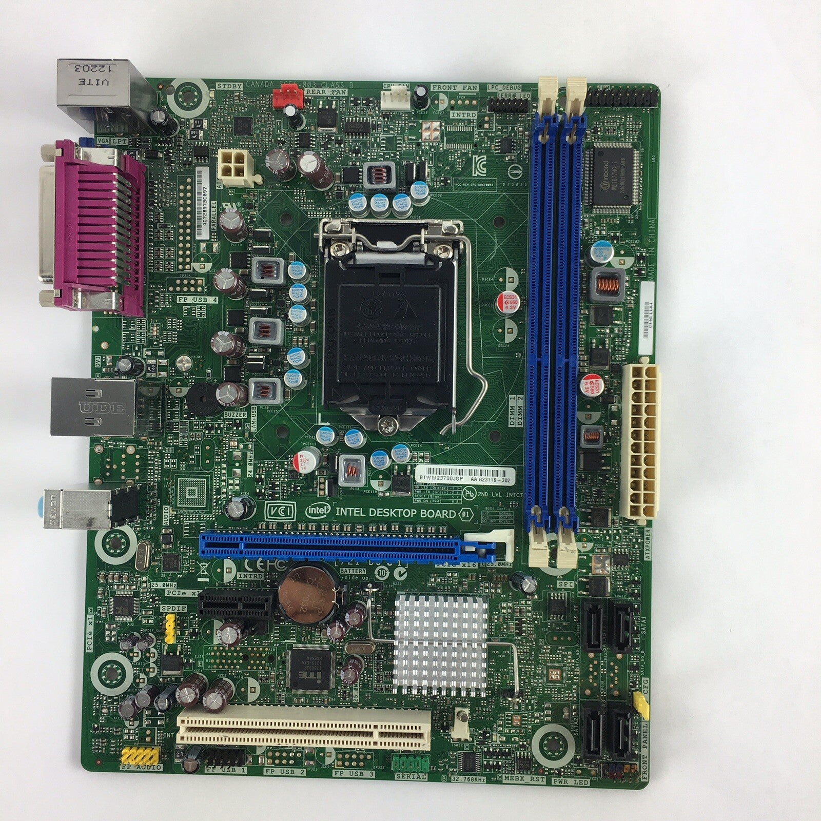Intel DH61WW Desktop micro ATX Motherboard- G23116-204