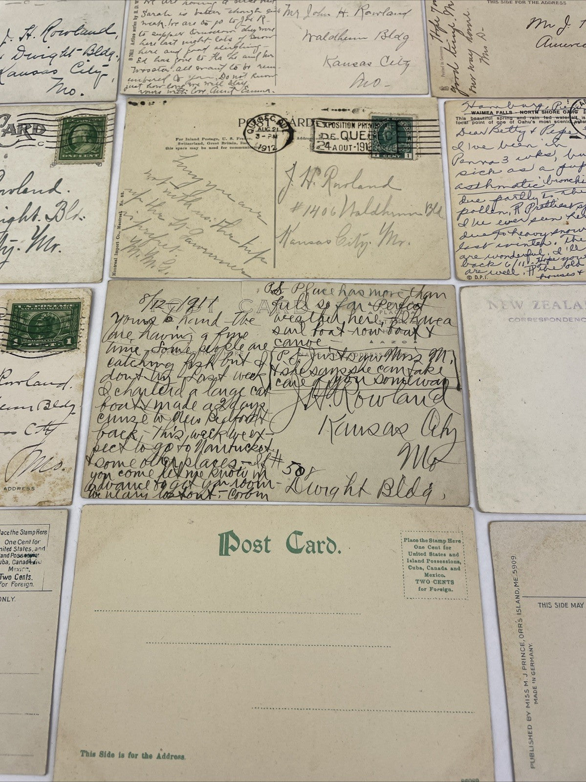 23 Postcard Lot - Unused & Used Variety - Vintage & Antique East Coast Fishing