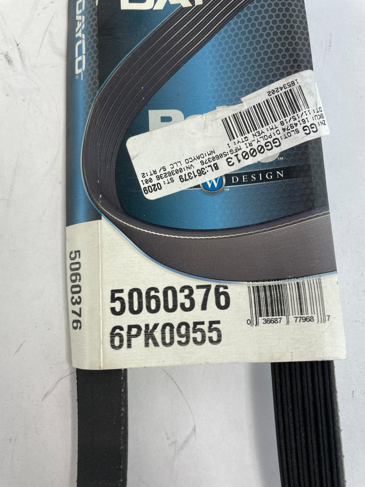 OEM Dayco Drive Rite 5060376 6PK0955 Check Belt Tensioner